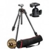 Manfrotto 190CXPRO3 trepied foto carbon + Cap bila si Husa