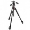Pachet Manfrotto 190XPRO3,MH-X-Pro 3Way Kit trepied + Manfrotto geanta trepied 80 cm Padded