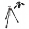 Pachet Manfrotto 190XPRO3,MH-X-Pro 3Way Kit trepied + Manfrotto geanta trepied 80 cm Padded