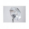 Pachet Lastolite Umbrela 8 in 1 93cm + Manfrotto Smart Tilt, suport umbrela cu patina pentru blitz + Lastolite LS1158 Stativ
