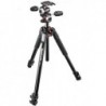 Pachet Manfrotto 055XPRO3-3W kit trepied foto + Manfrotto MB PL-BP-R Rucsac Prolight RedBee 210