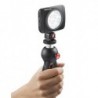 Pachet Manfrotto LED Lumimuse 6 + Manfrotto pouch foto Nano II alb