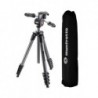 Pachet Manfrotto Compact Advanced kit trepied foto cu cap 3-Way si husa + Manfrotto MB BP-E Essential rucsac foto
