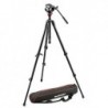 Pachet ManfrottoMVH500AH 755XBK kit trepied video + Kata CB-100 geanta video + Manfrotto ML360HP panou LED