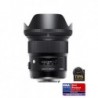 Pachet Sigma 24mm f 1.4 DG HSM ART pentru Canon + B+W filtru UV MRC 77mm