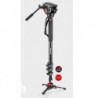 Pachet Manfrotto MVMXPRO500 monopied video cu baza Fluidtech + Manfrotto geanta trepied 80 cm Non Padded