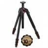 Pachet Manfrotto 190 GO trepied foto + Manfrotto 496RC2 cap trepied foto