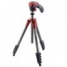 Pachet Manfrotto Compact Action Red  kit trepied foto + Manfrotto NX Bodypack pentru Mirrorless