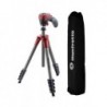 Pachet Manfrotto Compact Action Red  kit trepied foto + Manfrotto NX Bodypack pentru Mirrorless
