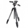 Pachet Manfrotto Compact Advanced kit trepied foto cu cap 3-Way si husa + Gitzo geanta foto