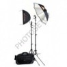 Kit portabil softbox extra small si umbrela
