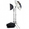 Kit portabil softbox extra small si umbrela